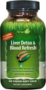 Irwin Naturals Jetra Detox & kri Osveži - 60 Tekoči softgels - Jetra in antioksidanti Podpora