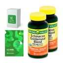Prehranska dopolnila Echinacea Goldenseal, 900 mg, 75 Ct paket z ekskluzivnimi vitamini in minerali A do Z - boljši Ligth&Spring Guide@ (3 Izdelki)