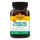 Country Life Coencim B- Complex, 60 Kapsule – podpira energijo in presnovo, razpoloženje in kognitivne funkcije – Vegan, Gluten-free, Biorazpoložljivi B Vitamini s holinom