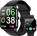 Smart Watch, Smartwatches for Men Women, 1.85" HD Fitness Tracker (Odgovor/Make Calls), 120+ Sport Modes, Heart Rate/Speep Monitor, IP68 Vodoodporna Fitness Watch, Smartwatch for Android iOS