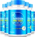 NutraRize (5 paketov) Tonosin Pro Max kapsule, Uradna formula zdravja ušes, Vsenaravni dodatek za spodbujanje zdravja notranjega ušesa, Premium sluh podporo, TonosinProMax Reviews (300 kapsul)