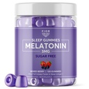 FIOR Sugar Free 120-Count Sleep Aid & Calm Gummies, Melatonin Gummies Sleep AIDs za odrasle in otroke. Gummy vitamini za spanje. Odrasli in otroci Melatonin & L-Theanine Gummies Natural Herbal Sleep Aid.