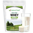 Z Natural Foods Grass-Fed Whey Protein Concentrat - Clean Whey Protein Powder iz Nove Zelandije - Hladno obdelani čisti sirotkini proteini z esencialnimi aminokislinami za prehrano in fitnes, brez arome, 1 lb