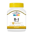 21st Century Vitamin B-1, 100mg, 110 Tablets