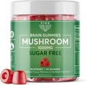 FIOR Seveda brez sladkorja goba Gummy skupaj goba mešanica dodatek, 60 Grof, Multi gob kompleks, Levi Mane, Chaga, Cordyceps, Reishi, Turčija rep, Maitake, Shiitake, kralj Trumpet