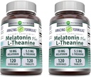 Neverjetne formule Melatonin 10 Mg Plus L-Theanine 5,5 Mg dodatek 