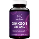 MRM Ginkgo B, 60 mg, 60 Vegetarijanske kapsule