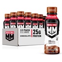 Mišično mleko Pristen beljakovinski pretres, čokolada, 25g beljakovine, 11.16 Fl Oz (Pack of 12), pakiranje maj Vary
