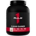 Pravilo 1 Clean Gainer - High-Protein Lean Gain Formula s 560 Calories, 30g proteina Full-Spectrum, več kot 90g ogljikovih hidratov, pod 6g maščobe (15 Servings, Vanilla Ice Crème)