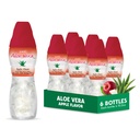Aloe vera sok (Apple z okusom) z večjimi kosi čiste aloe pulpe (6 paketov) Rastlinski sok je odličen za hidracijo in vsebuje veliko alojo. Zdrav je za odrasle in otroke.