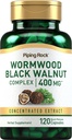 Piping Rock Wormwood Črna Orešnica Kapsule 400mg 