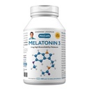 ANDREW LESSMAN Melatonin-3 mg - 240 Kapsule - Fiziološko uravnotežene ravni za naravno spodbujanje mirnega spanja. Uravnava dnevni ritem cirkadiana. Olajša spanje. Brez jutranjega mačka
