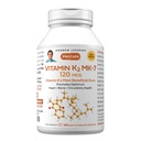 ANDREW LESSMAN Vitamin K2 MK7 120 mcg 360 Softgels - Bistveno za zdravo uporabo kalcija, spodbuja Optimalno okostje, srce in arterijsko zdravje. Brez dodatkov. Majhen, enostaven za požiranje softgels