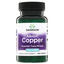 Swansonov mineralni dodatek - 2 mg (Copper Chelate) - Antioksidant, imunski sistem in podpora celic - 300 tablet