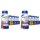 Zagotovite Plus Nutrition Shake z 16 Gram proteinov & Zagotovite Plus Nutrition Shake z Fiber, 16 Gram beljakovin, Meal zamenjava tekočine, mleko čokolada, brez glutena, 8 Fl Oz (Pack of 24)