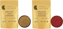 Kombinacija organskega amla sadnega prahu & Hibiscus Petals Powder (8 Ounce vsak) 