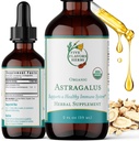 Astragalus Tinktura - Imunski sistem Podpora, Dihalna podpora, Prebavni sistem Podpora, Maca, Zeliščni dodatek - 2 Fl Oz