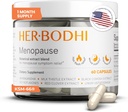 Meno- Menopause Hormonsko ravnovesje za ženske, Estrogen Soy Isoflavones Menopause Dopolnilo za ženske, Sveti Bazilij, Ashwagandha, Črni Cohosh Hot Flashes Menopause Relief (60 kapsul)