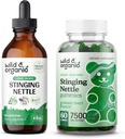 Divja in organska kopriva koren tinktura 4 fl oz & Stinging kopriva korenske žvečilke