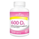 Kalcij plus D 21. stoletje Dopolnilna tableta , 600 mg, 400