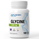 Puregen Labs Glycine 1000mg [Visoka moč] 100 vegetarijanske kapsule, spodbuja zdravo spanje 