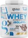 GLIMLACH Whey Extra Strength Isolate + Beljakovine v prahu za podporo mišic in regeneracijo, vegetarijanski - primarni vir sirotkinega izolata (4.4LBS, čokolada)