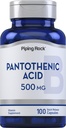 Piping Rock Pantotenska kislina 500mg 