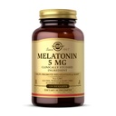 Solgar Melatonin 5 mg, 120 Nuggets - Pomaga spodbujati sprostitev in počitek - klinično Študiran Melatonin - Vegan, Gluten Free, Dairy Free, Kosher - 120 Služabnikov