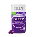 OLY Ultra Jakost Sleep Softgels, 10mg Melatonin, L-Theanin, Kamilica, Magnezij, Lemon Balm, Podpira globok miroljuben spanec, nočno spanje pomoč, nenavaden-Oblika - 60 Count