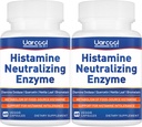 DAO Enzyme Supplement Histamin Diamin Oksidaza Dodatek za gladko preperevanje - Made in USA - 60 Softgels (2 steklenice)