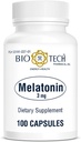 Bio-Tech Pharmacal melatonin (3 mg, 100 kapsul)