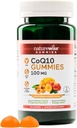 NatureWise CoQ10 Gumies 100mg - Peach Mango Flavor - dodatek za zdravje srca in antioksidant dejavnost - pektin-based, Vegan, Soy in Gluten brezplačno, Non-GMO - 60 Count[1-Mesec dobave]
