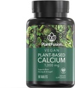 RastlinaFusion veganski kalcij, premium rastlinski kalcij (1000 mg) Izvira iz islandskih rdečih alg, plus magnezij, D3, K2 in Boron, 90 veganskih tablet