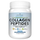 AMANDEAN kolagen peptides prašek (17.6oz). Grass-Fed Hydrolyzed Protein Supplement. Spodbuja zdrave sklepe, kožo, lase, nohte. Brez arome in enostavno za mešanje.
