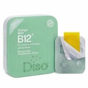 DISO - vitamin B12 - hitro raztapljajoči peroralni trakovi, za utrujenost in utrujenost, okus pomarančne mete, vegan, brez sladkorja, največja absorpcija, brez glutena, individualno zaviti, 30 raztapljajočih se trakov