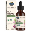 Garden of Life Organics Oil of Origano Sezonske kapljice 1fl oz (30 ml) Tekoča, koncentrirana rastlinska imunska podpora - Alkohol-free, Organic, Non-GMO, Vegan & Gluten Free Zeliščni dodatki