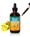 Herb Pharm Certified Organic Mullein Mešanica Tekoči ekstrakt za podporo dihalnega sistema - 4 Ounce