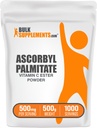 BulkSupplements.com Askorbil Palmitate Powder - Vitamin C Ester, Vitamin C Dodatek - Gluten Free, 500mg na Serving, 500g (1,1 lbs) (Pack of 1)