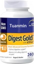 Digest Gold + ATPro Enzyme dodatek - Maksimalna moč Formula za prebavno zdravje - Podpira prebavljanje velikih obrokov, pomaga zmanjšati napihnjenost in plin, 240 Kapsule