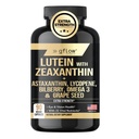 Lutein in Zeaksantin dopolnila - Napredno Eye Vitamini z astaksantin, Omega 3, Resveratrol, borovnica, likopen, Quercetin, Ginkgo Biloba, Vitamin D 