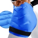 Atsuwell XL Hip Ledeni ovoj, Gel Hladni paket za nego hipov, Reasible Ledeni paket za zamenjavo hipov, Soft Plush Lined Hladni kompresor za hip, koleno, nazaj, modra