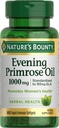 Narava Bounty Primrose Oil 1000mg, Spodbuja zdravje žensk, Zeliščni dodatek, Gluten brezplačno, 60 Hitro sprostitev Mehčalci