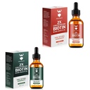 Biotin Beard Rastno olje za moške, Naravni moški Beard olje z arganovim oljem, Jojoba olje in vitamin, Hidrati in debeli lasje