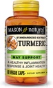 MASON NARAVNA kurkuminoidi 500 mg, s 95% kurkuminoidi, dodatek za splošno podporo Wellness & Joint, 60 na rastlinah osnovanih Veggie kapsule