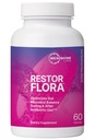 Microbiome Labs Restorflora Probiotics for Digestive Health - Gut Health Supplements with Dual Action Probiotics for Women, Men & Kids 5+ - Podpora Bowel Rednost in imunske funkcije (60 kapsul)