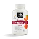 365 s celotno živilsko tržišče, žvečljivi vitamin C 500mg, naravne citrusne arome, Vegan, 100 tablet