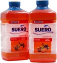 SUERO Elektrolitna raztopina z cinkom, rehidridi, restavrira minerale in hranila, jagodna aroma, 33.8 Fl Oz (paket z 2)