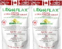 Leonflax 100% verodostojno kanadsko laneno seme v prahu, vse naravne, visoke vsebnosti vlaknin, prehranski dodatek za izboljšanje prebavnega zdravja, Omega 3, 6 in 9, 18 Oz, Bag (1) (2)