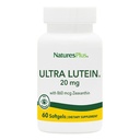 NaturesPlus Ultra Lutein 20 mg - 60 Softgels - Hranilna podpora za zdravo delovanje oči - 60 Serving