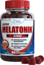 Vita Čudež Melatonin Gumies Otroci Odrasli 5mg - Dodatna moč spanja Gummy spalne tablete Dopolnilo za otroke in odrasli miren pomoč v spanju